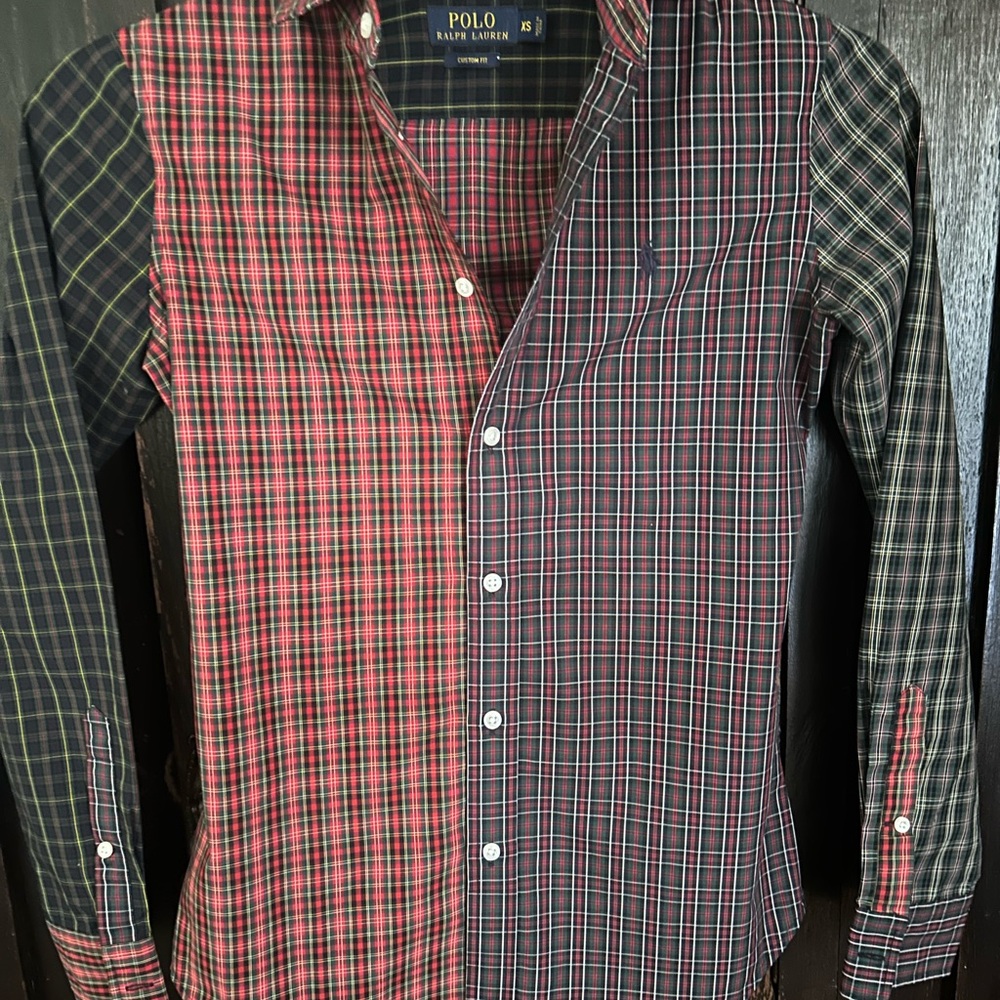 Ralph Lauren Unisex Multi Plaid Button Down Shirt
